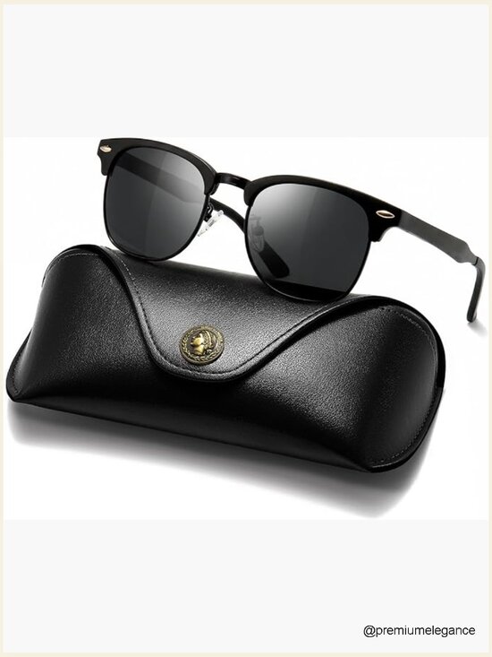 Classic Half-Frame Polarized Sunglasses for Driving Travel Outdoor main image 5